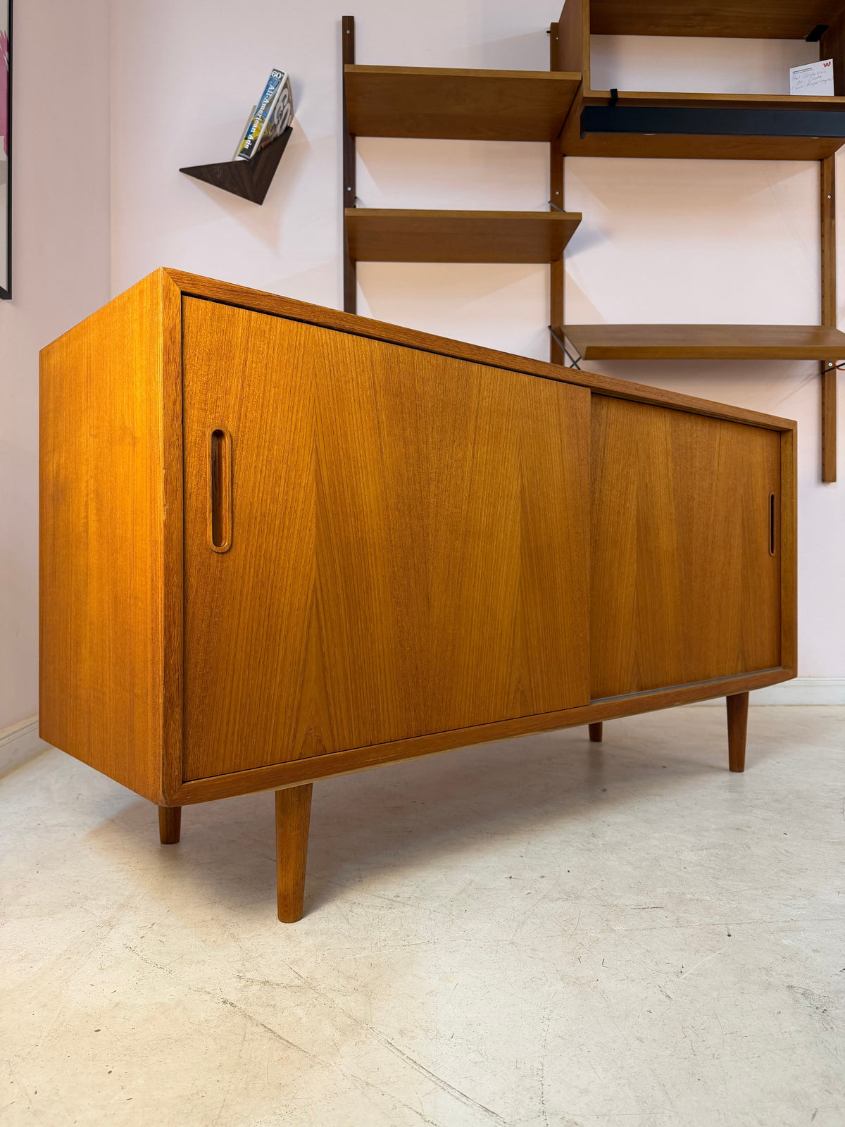 Sideboard Teak von Carlo Jensen für Hundevad und Co