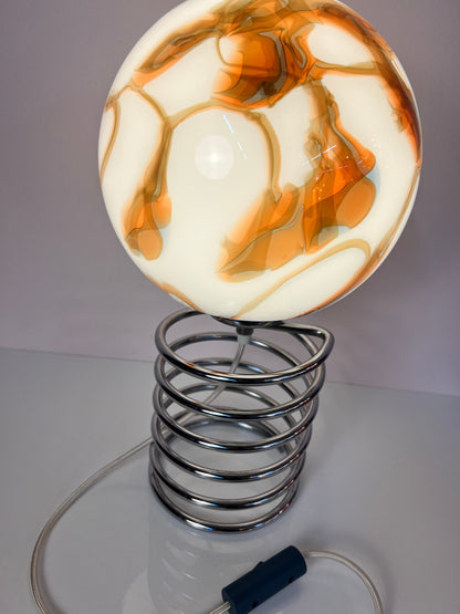 Vintage Tischlampe "Spirale" von Ingo Maurer für Honsel