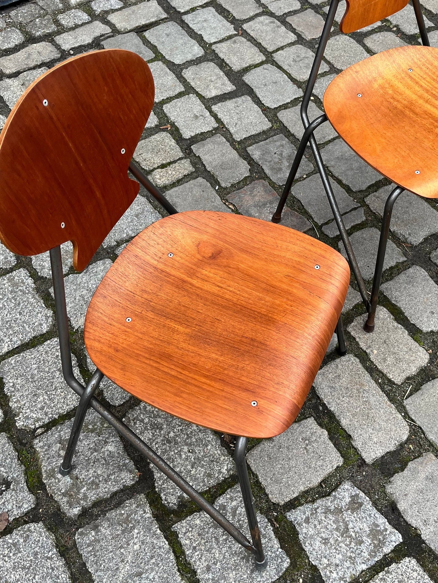 Vintage Bugholzstuhl Set von 2 von Steen Eiler Rasmussen und Kai Lyngfeldt Larsen für Danbork