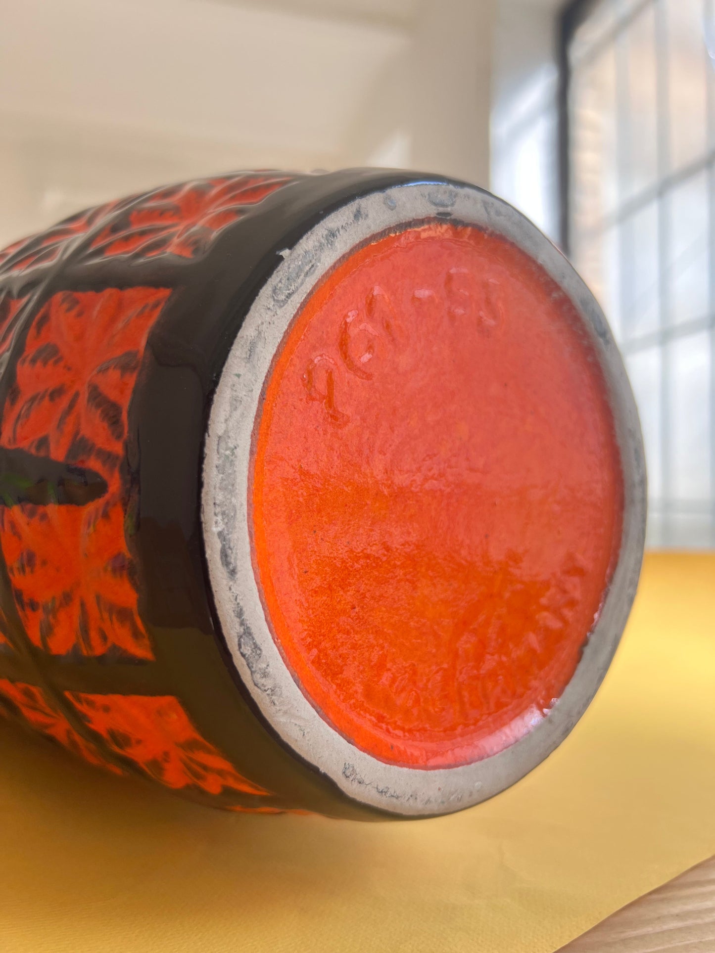 Vintage floor vase Europ Linie by Scheurich West Germany