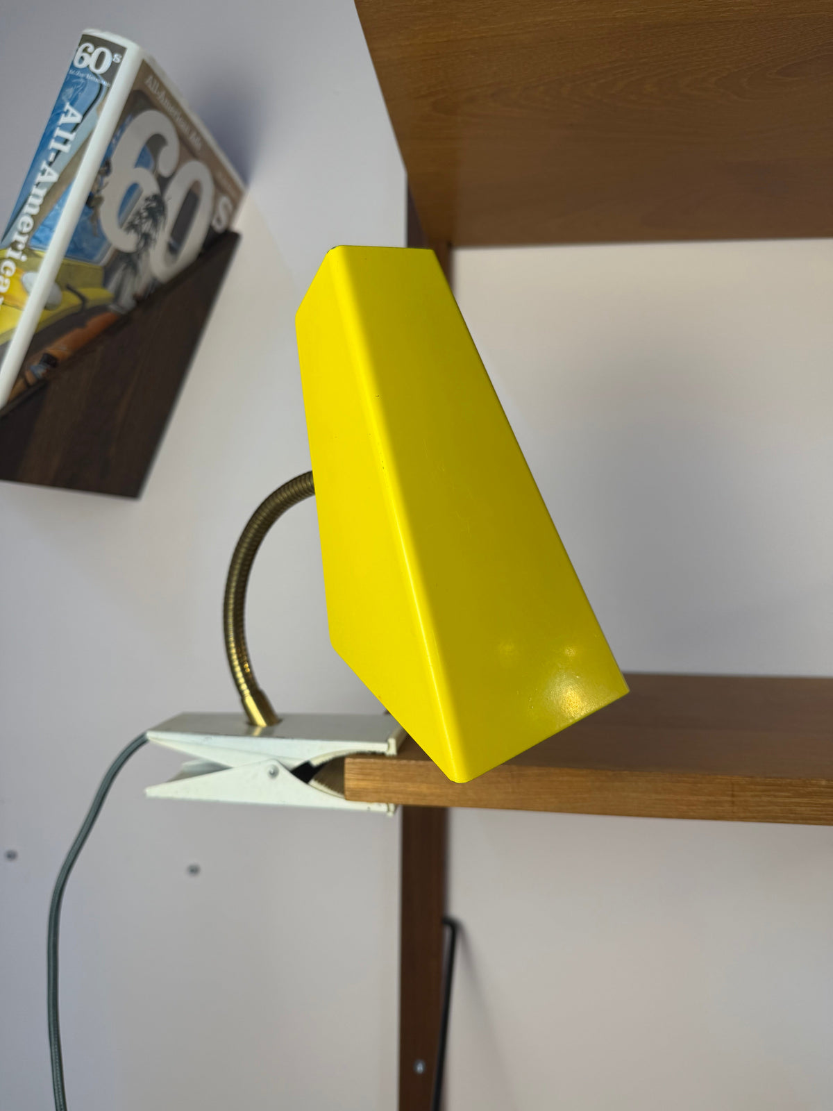 Klemmlampe gelb gold von HOSO (Hoffmeister und Sohn)