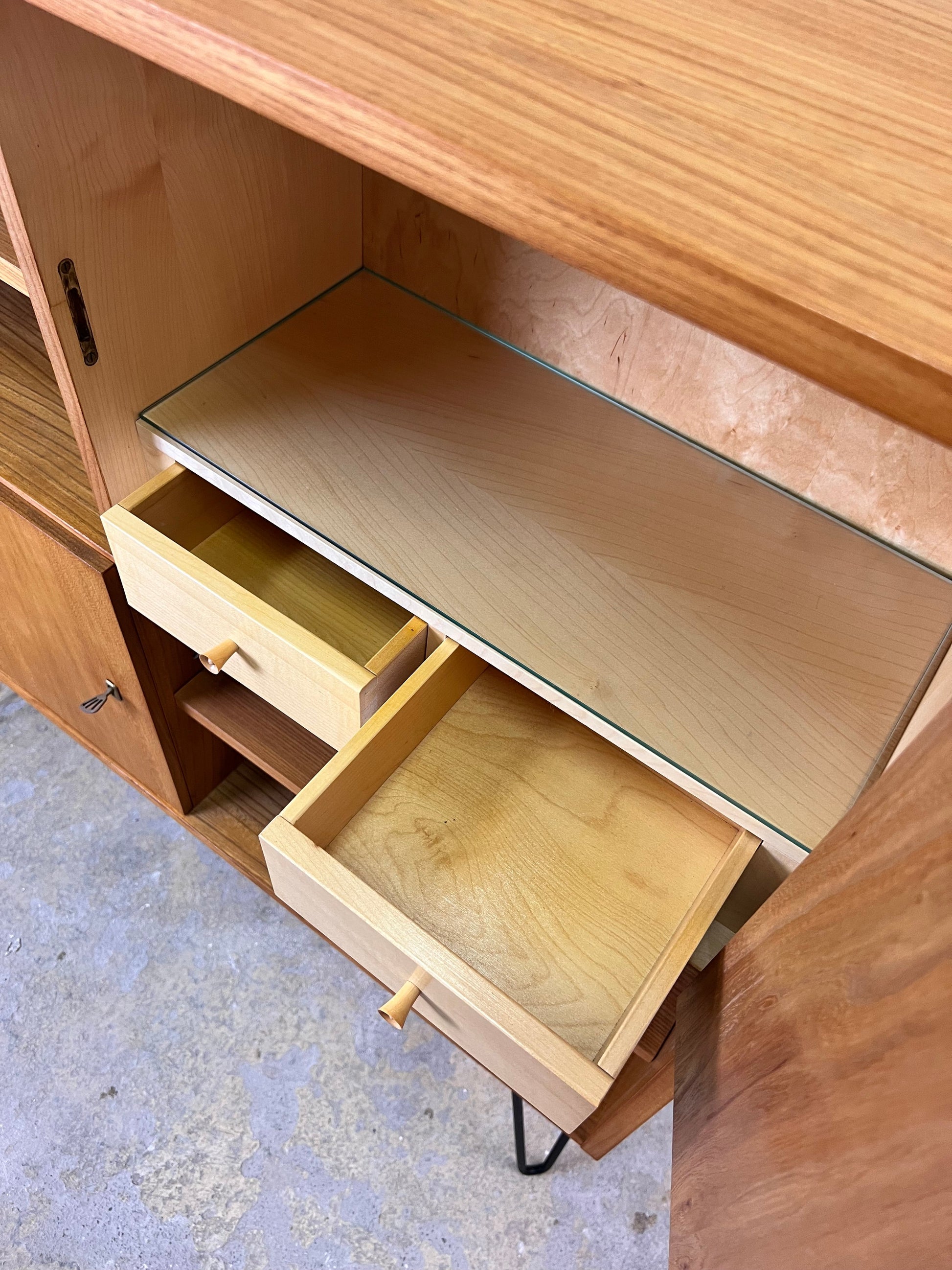 Vintage Bar Typ 605/2 von Herbert Eilenberg für Hellerau auf Hairpinlegs