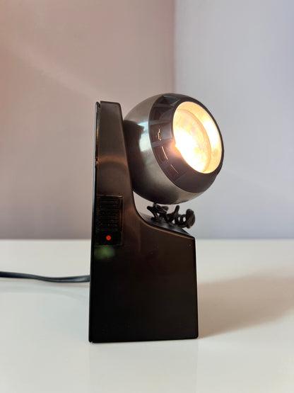 Tischlampe Modell 41701 schwarz silber Kugelkopf von Osram