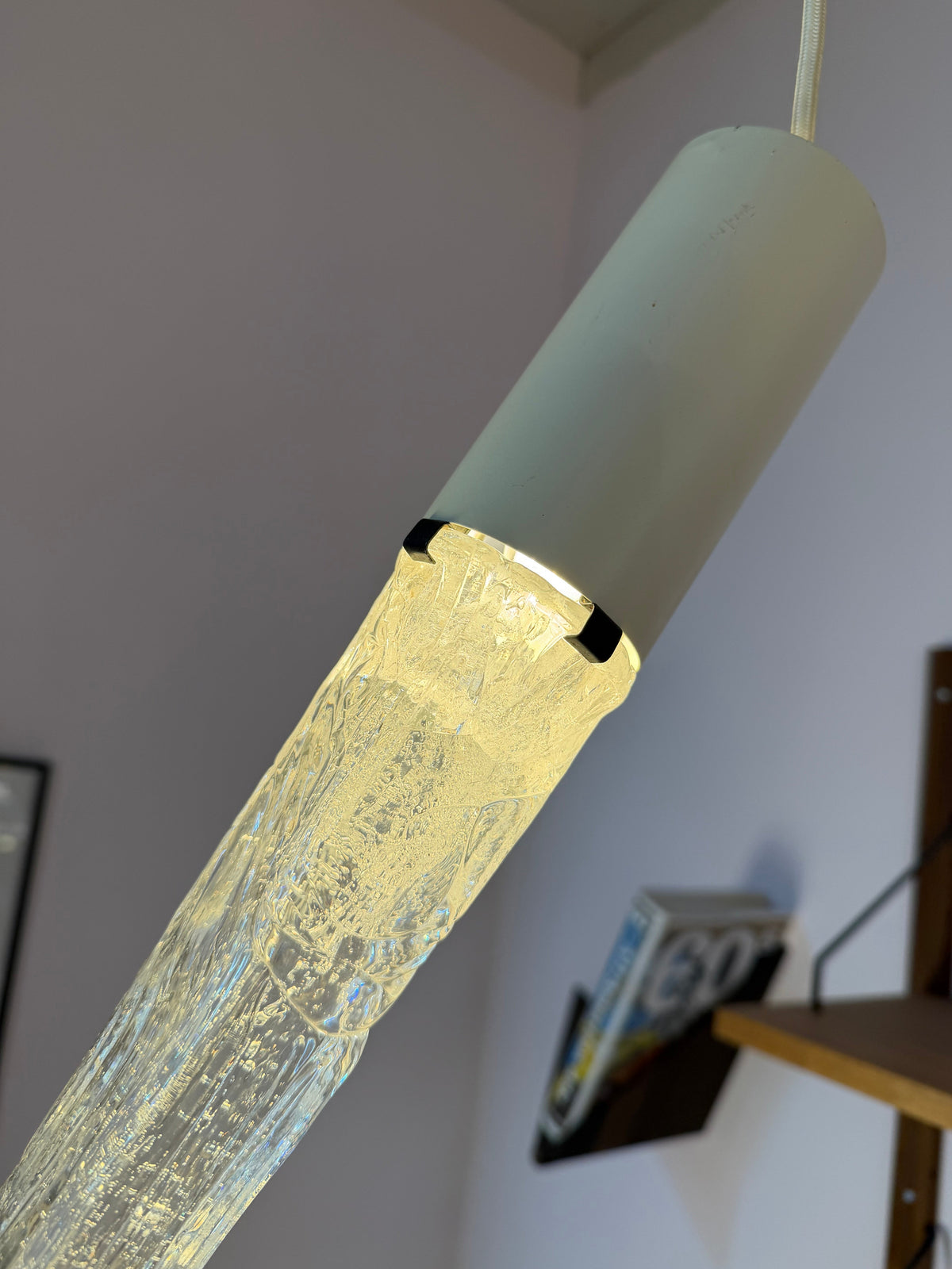 Eiszapfen Hängeleuchte von Davids Lampe, Space Age Design