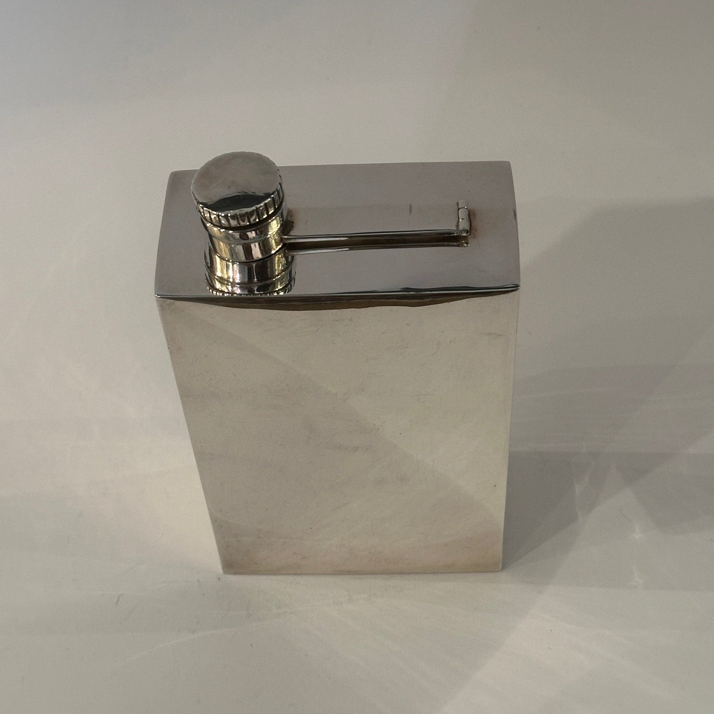 Vintage hip flask sterling silver by Cartier Silver