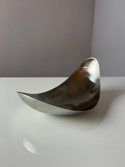 Large Leaf serving bowl by Helle Damkjær for Georg Jensen