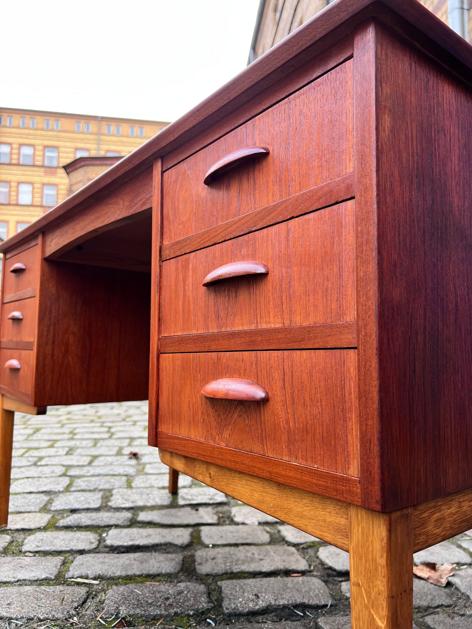 Vintage Schreibtisch Teak Dänemark