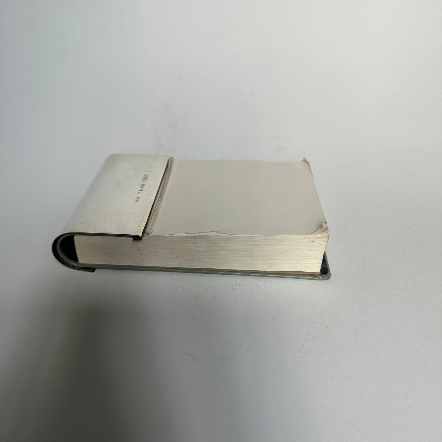 Vintage Notizblock 1837 Collection von Tiffany+Co. Silber