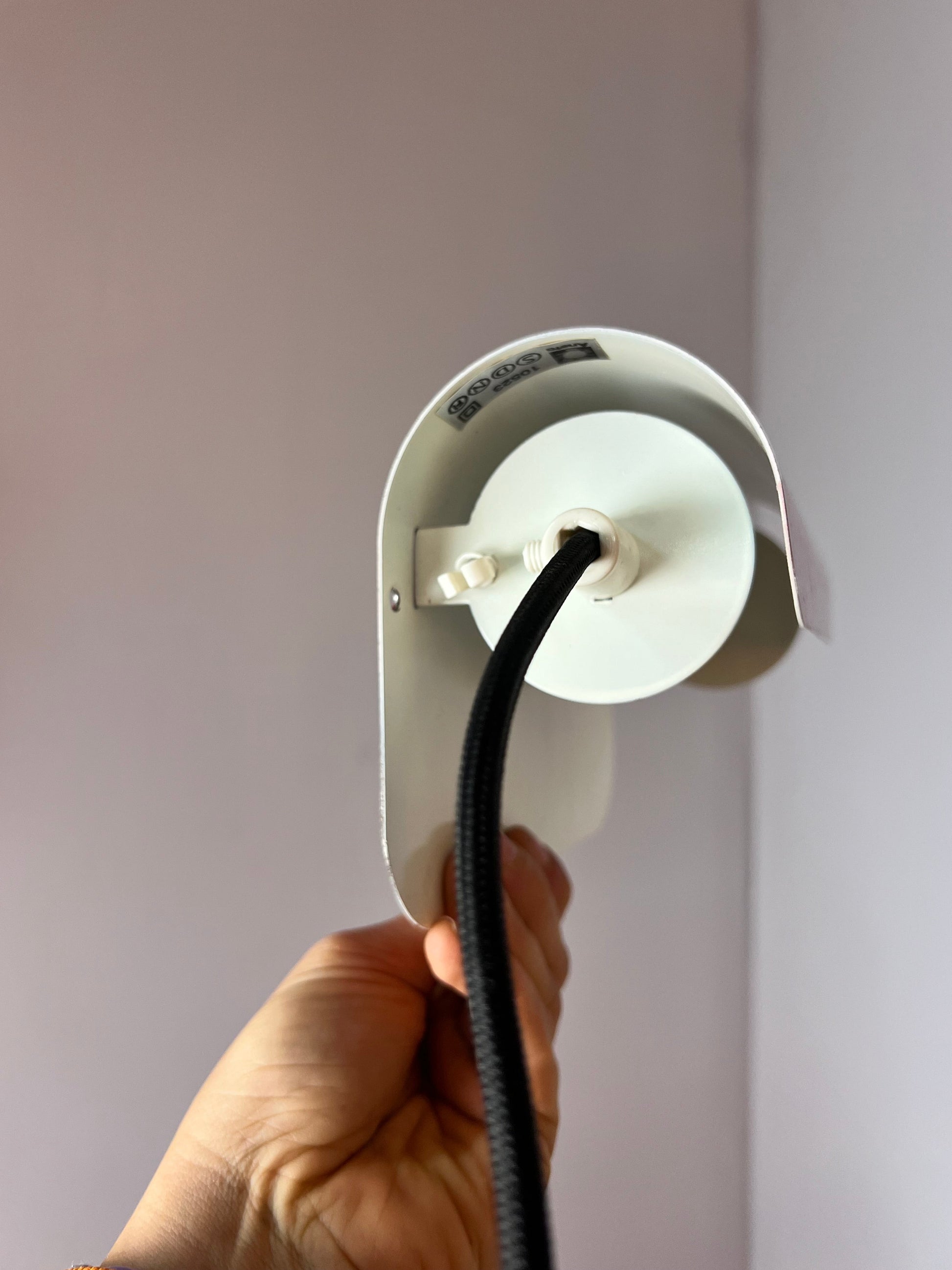 Vintage Wandlampe rot von Aneta Set von 2