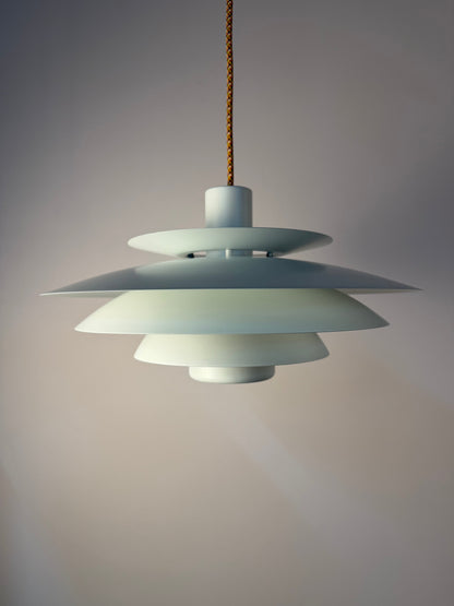 Vintage Lamellenlampe weiß von Top Lamper