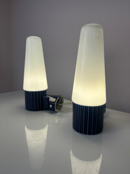 Set von 2 Vintage Wandlampe 6020 von Sigvard Bernadotte für Ifö blau