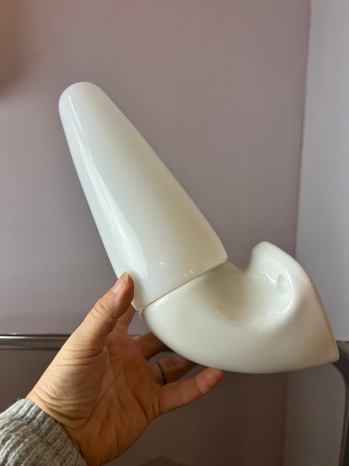 Wandlampe Modell 6035 weiß von Sigvard Bernadotte für Ifö