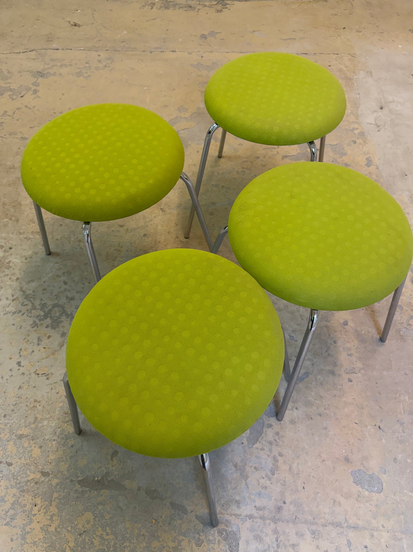 Vintage Hocker Pastillo grün von Ulla Christiansson für Karl Andersson und Söner
