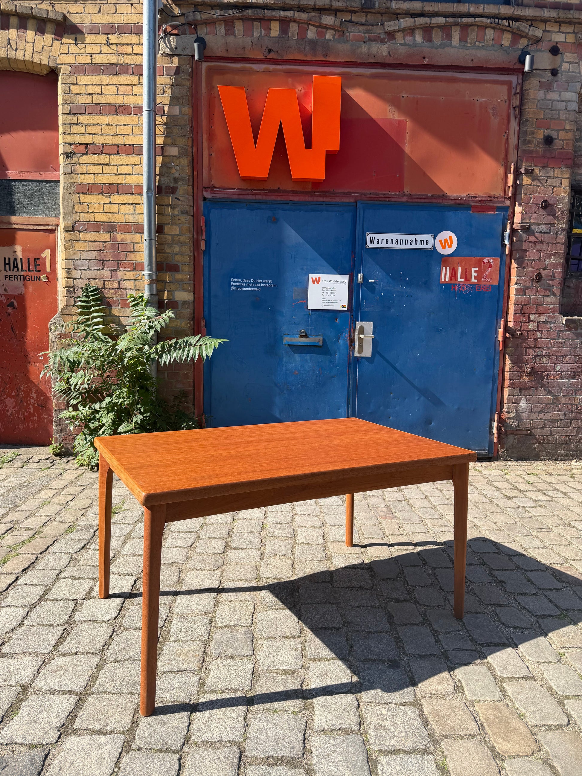 Vintage Esstisch Teak ausziehbar von Henning Kjærnulf