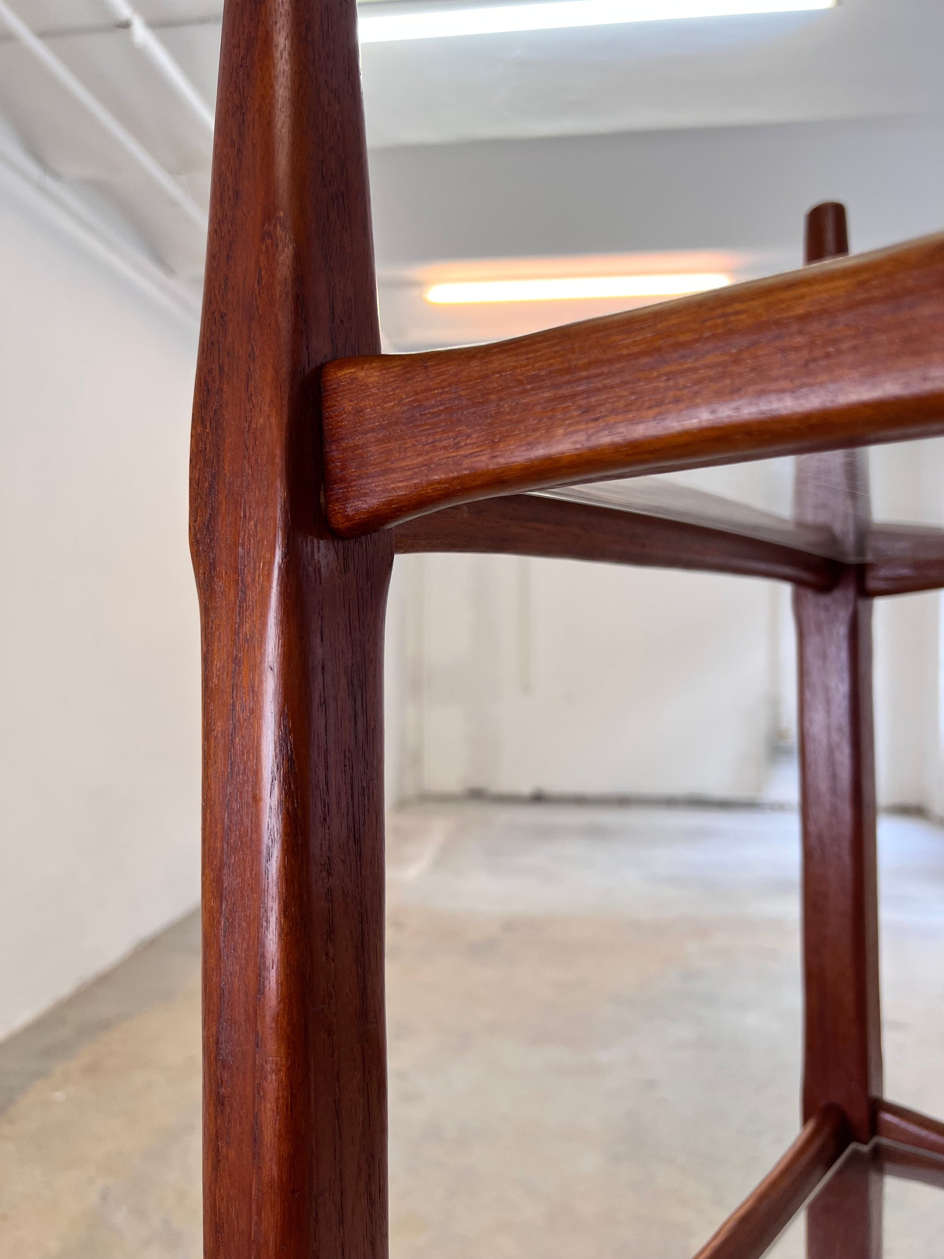 Vintage Regal Teak mit Acrylglasplatten aus Dänemark