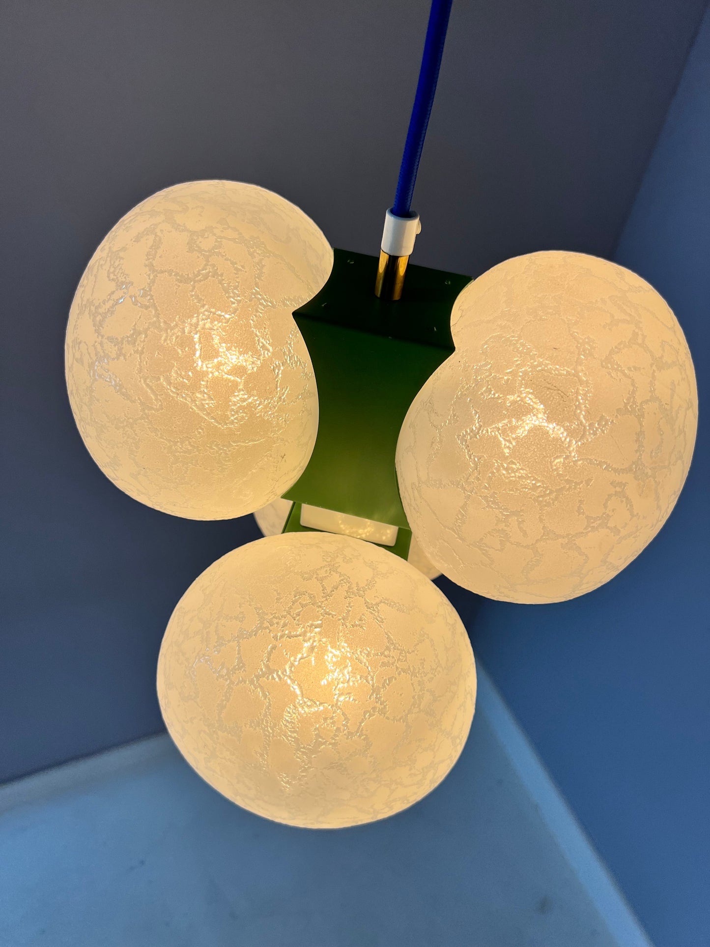 Vintage Hängelampe Space Age von Richard Essig