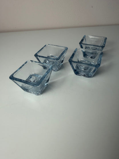 Set von 4 Vintage Kerzenständer Skjold von Per Lütken für Holmegaard
