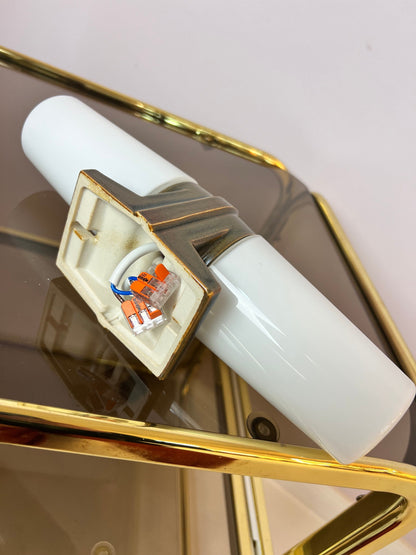 Vintage wall lamp brown grey by Sigvard Bernadotte for Ifö