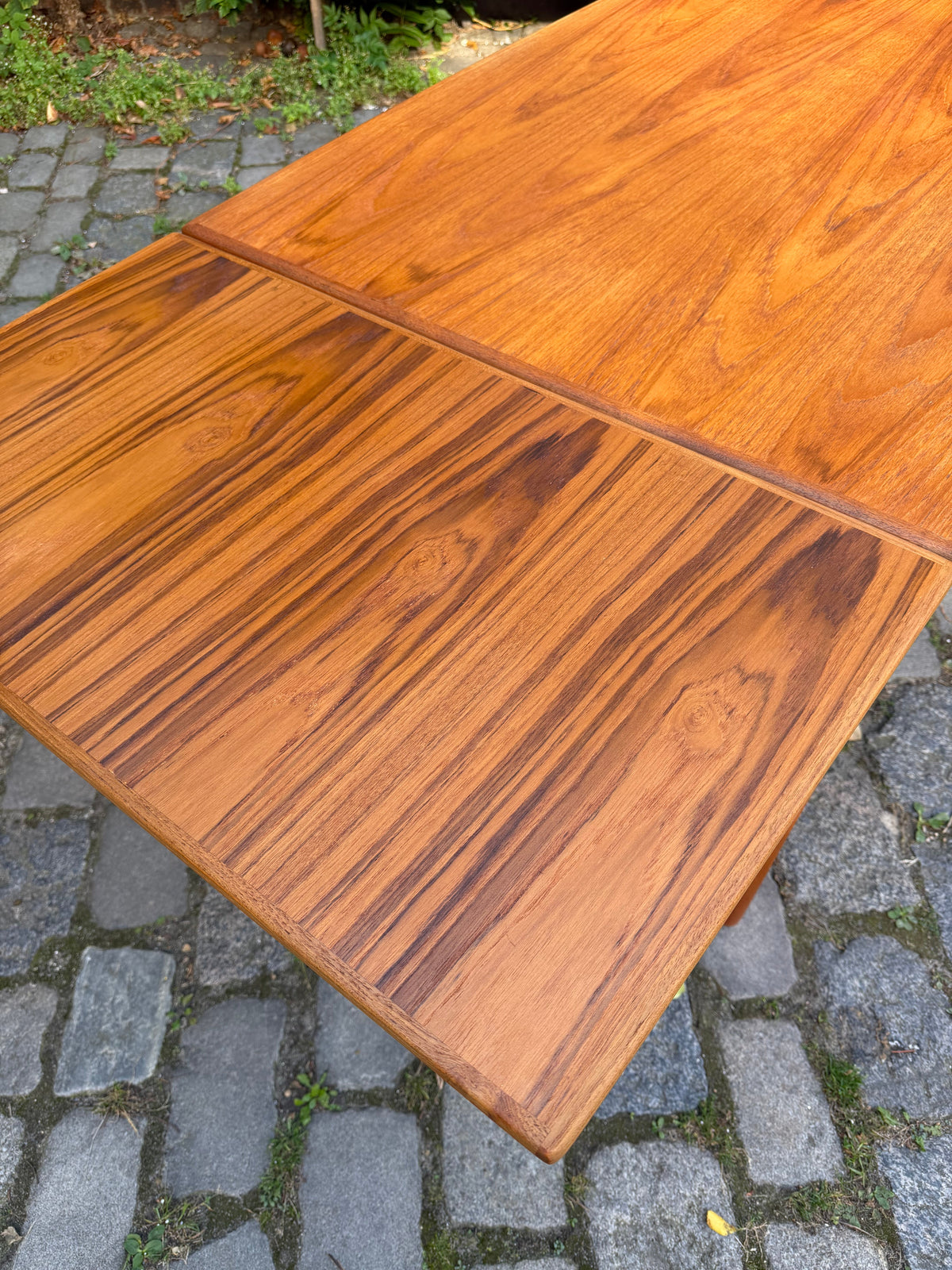 Vintage Esstisch Teak ausziehbar von Grete Jalk für Glostrup