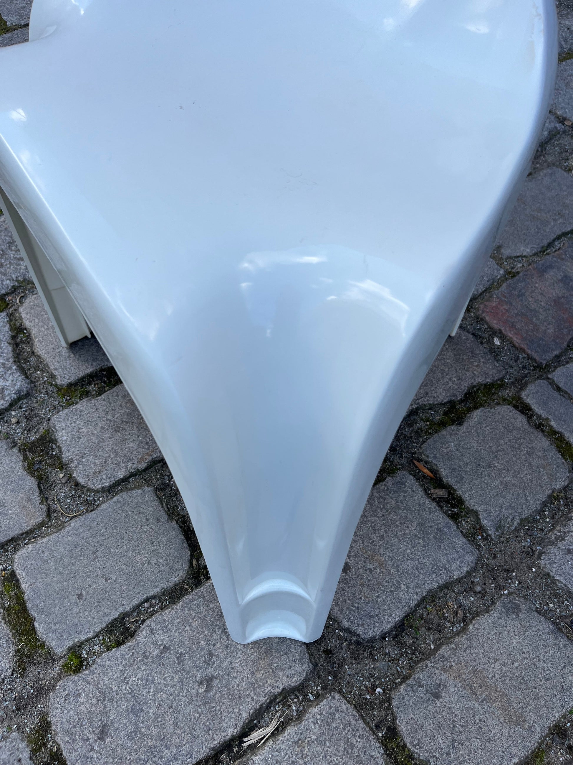 Stapelhocker Taboret weiß von Alexander Begge für Casala