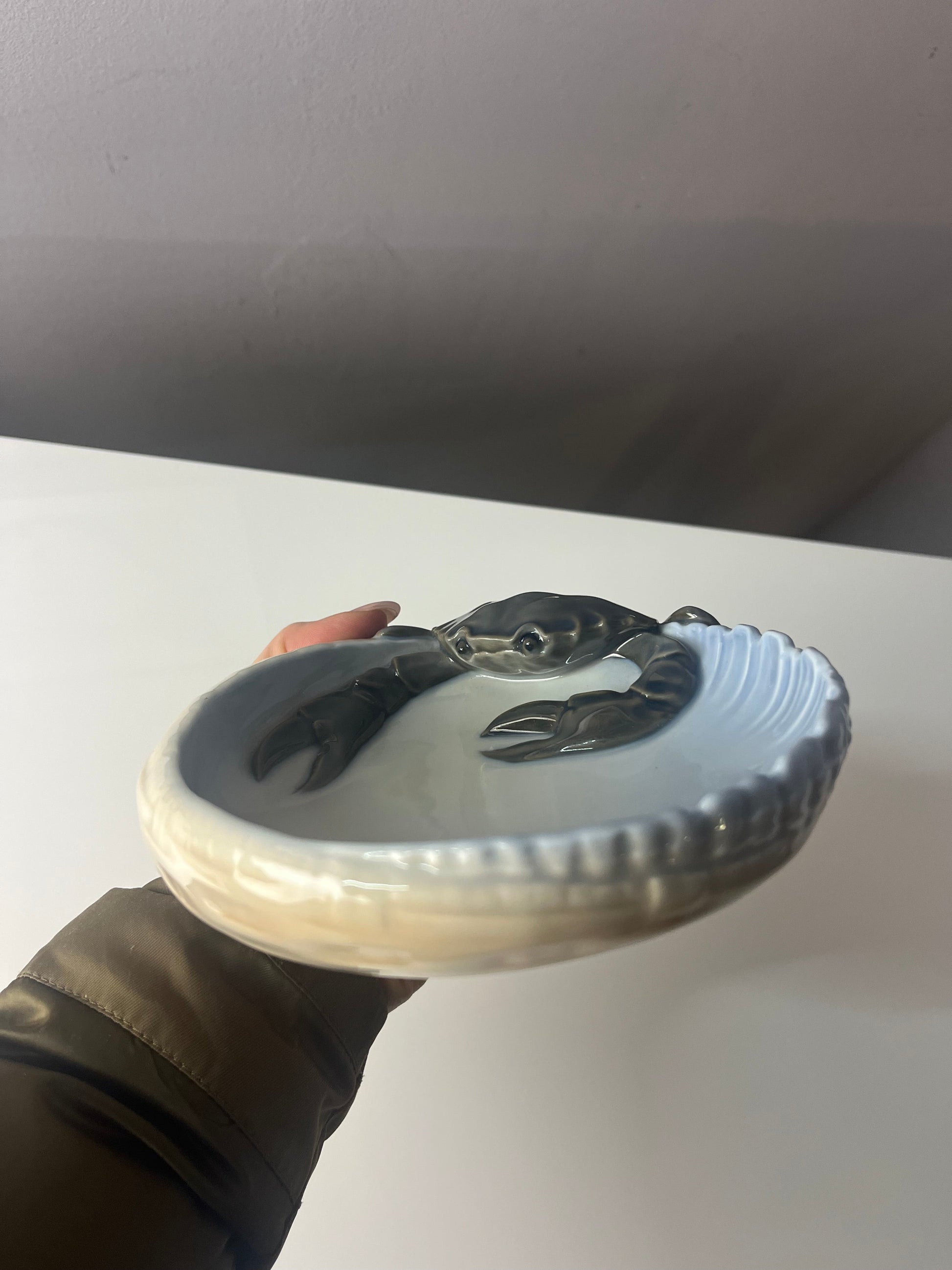 Vintage Schale Krebs Typ 3131 von Jørgen Balslev für Royal Copenhagen