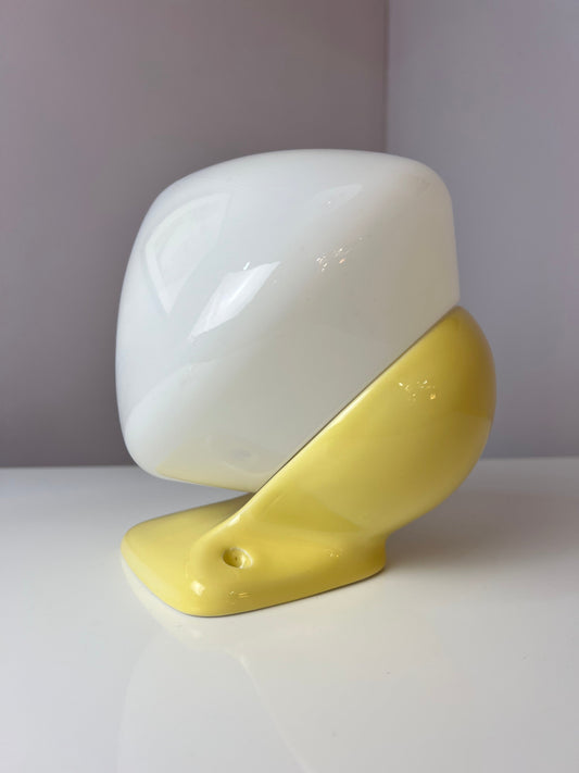 Vintage Wandlampe Modell 6030 gelb von Sigvard Bernadotte für Ifö