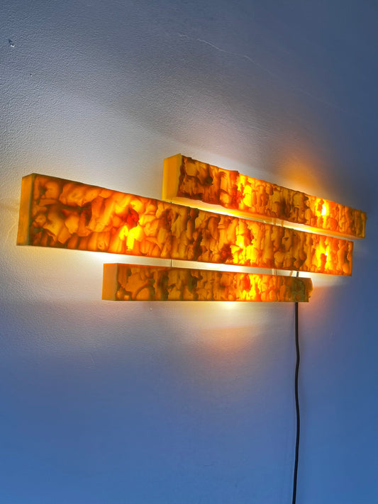 Applique vintage jaune par Uwe Mersch