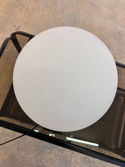 Vintage Tischlampe von VEB NARVA für Leuchtenbau Lengefeld Chrom Opalglas