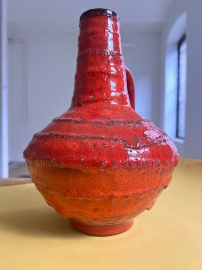 Vintage vase "1007" Fat Lava by Heinz Siery for Carstens Keramik West Germany