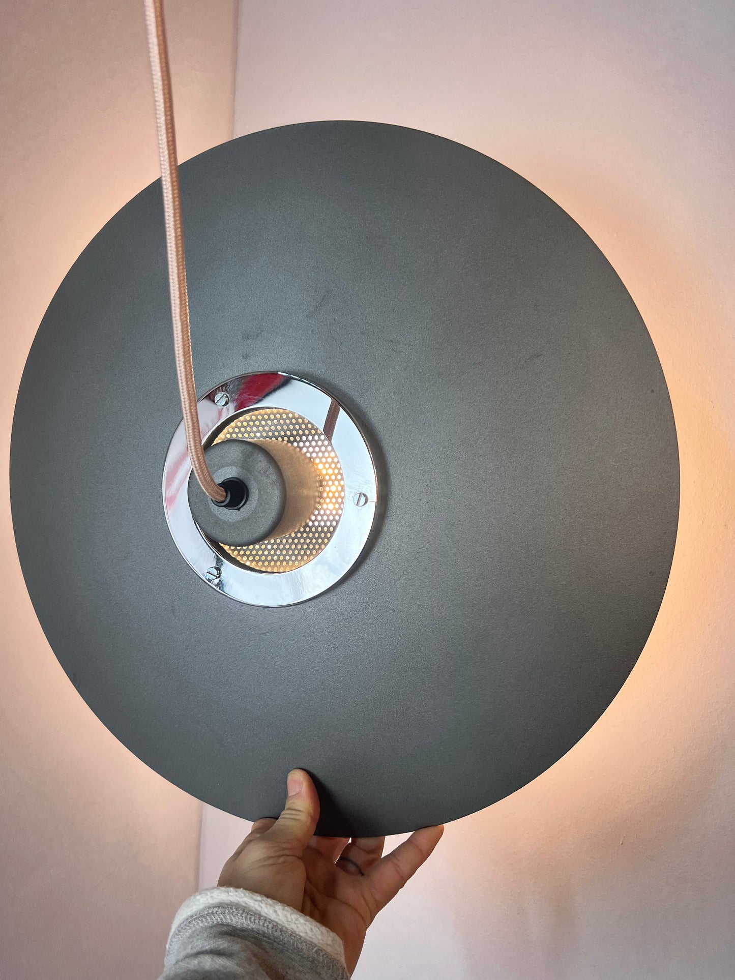 Vintage Lamellenlampe Paloma von Design Light