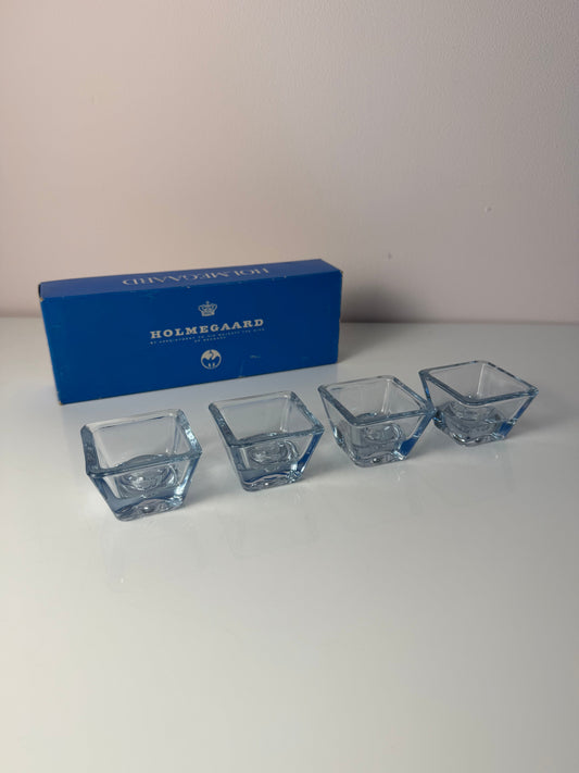 Set von 4 Vintage Kerzenständer Skjold von Per Lütken für Holmegaard