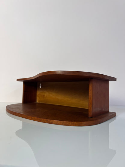 Vintage Wandregal aus Teak aus Dänemark