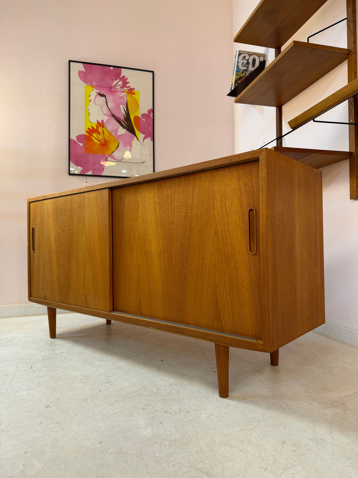 Sideboard Teak von Carlo Jensen für Hundevad und Co