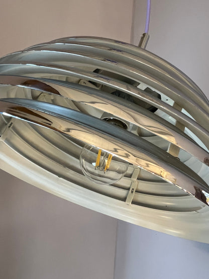 Vintage Hängelampe Saturno 30 cm von Kazuo Motozawa für STAFF