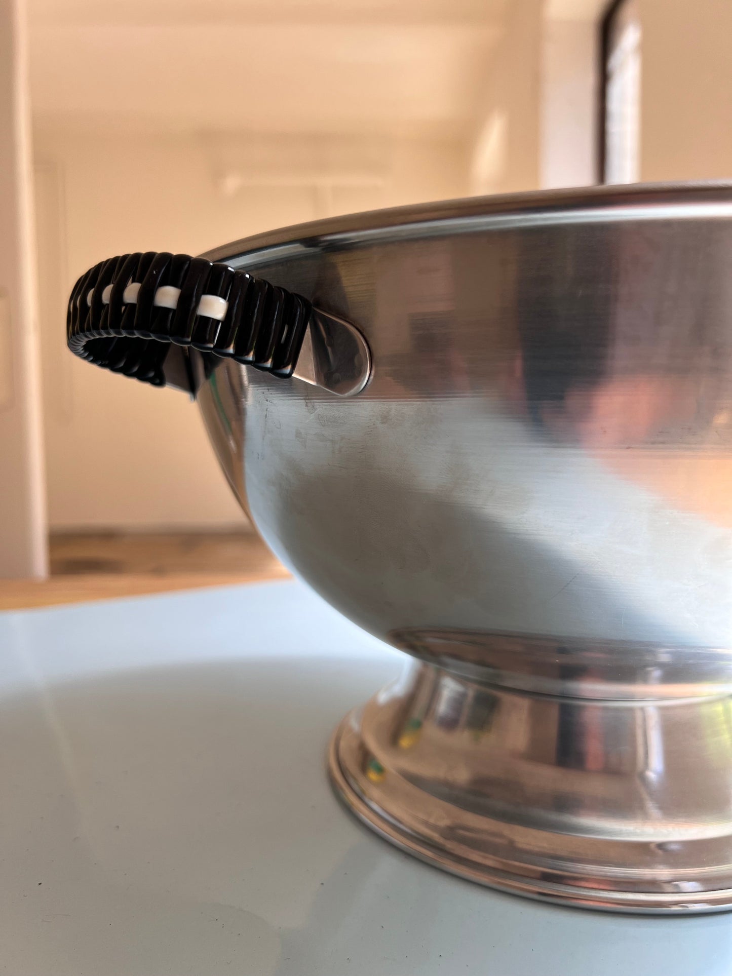 Stainless steel champagne cooler from Denmark