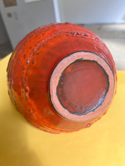 Vintage vase "1007" Fat Lava by Heinz Siery for Carstens Keramik West Germany