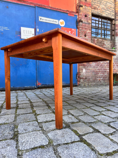 Esstisch Teak Vollholz mit eingehängter Platte