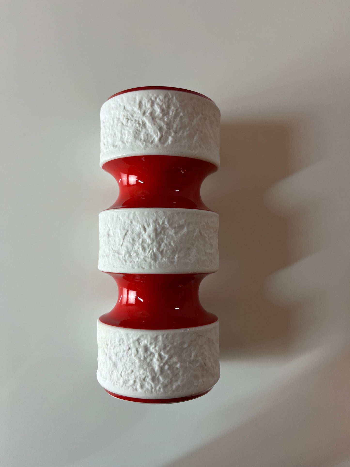 Vase 635/2 rot von Royal Porzellan Bavaria KPM