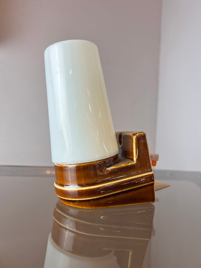 Wall lamp model 6080 brown by Sigvard Bernadotte for Ifö