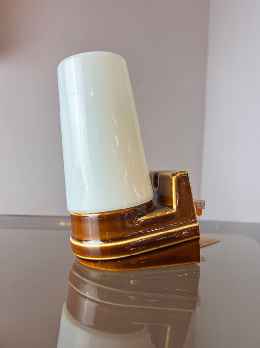 Wandlampe Modell 6080 braun von Sigvard Bernadotte für Ifö