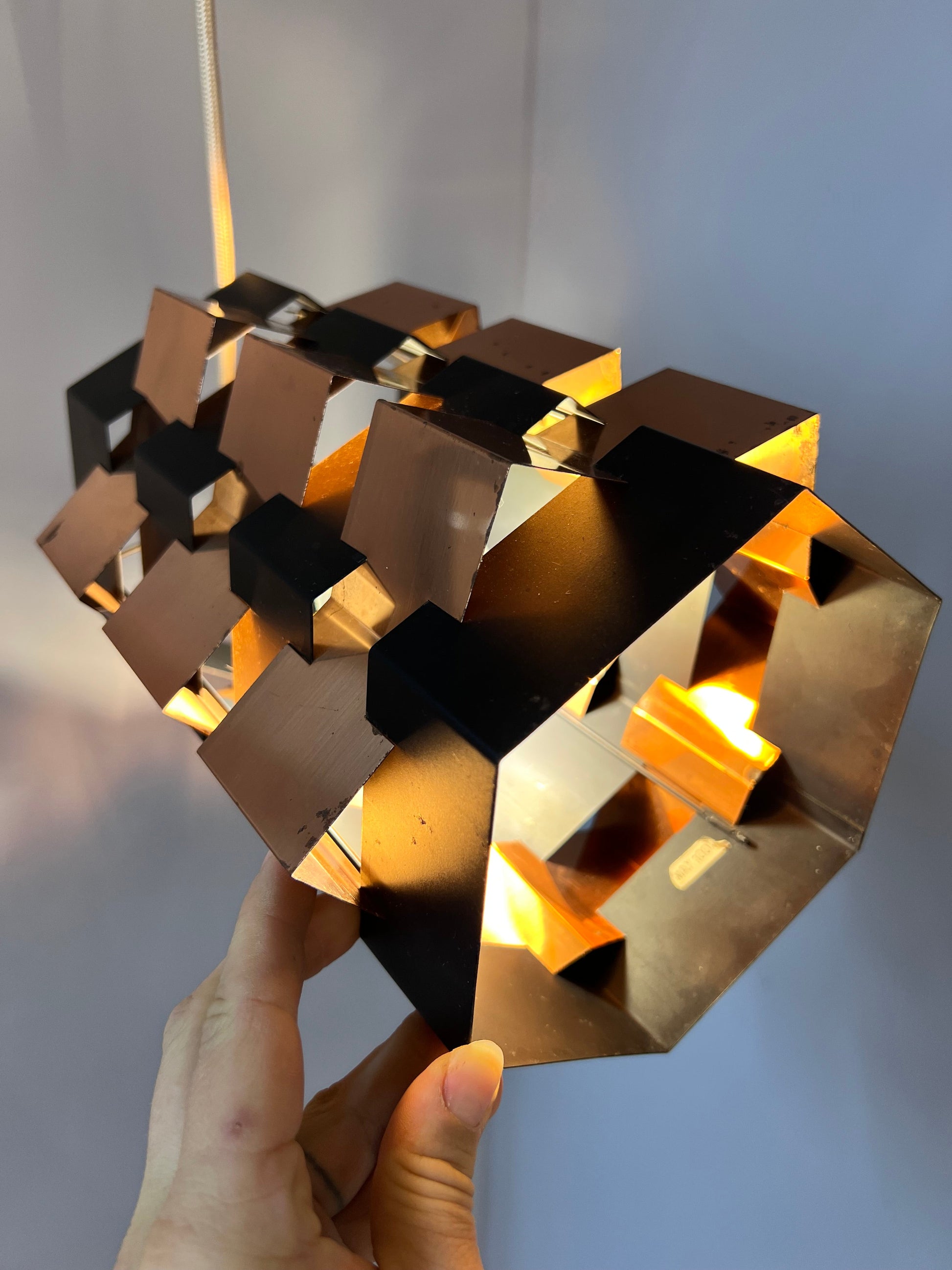 Vintage Hängelampe von Svend Aage Holm für Holm Sorensen+Co