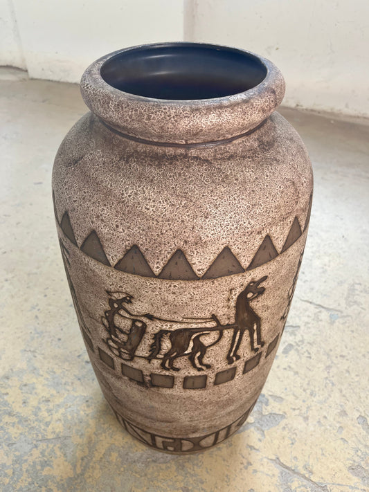 Vintage Bodenvase Ägina 124 von Ceramano für West Germany