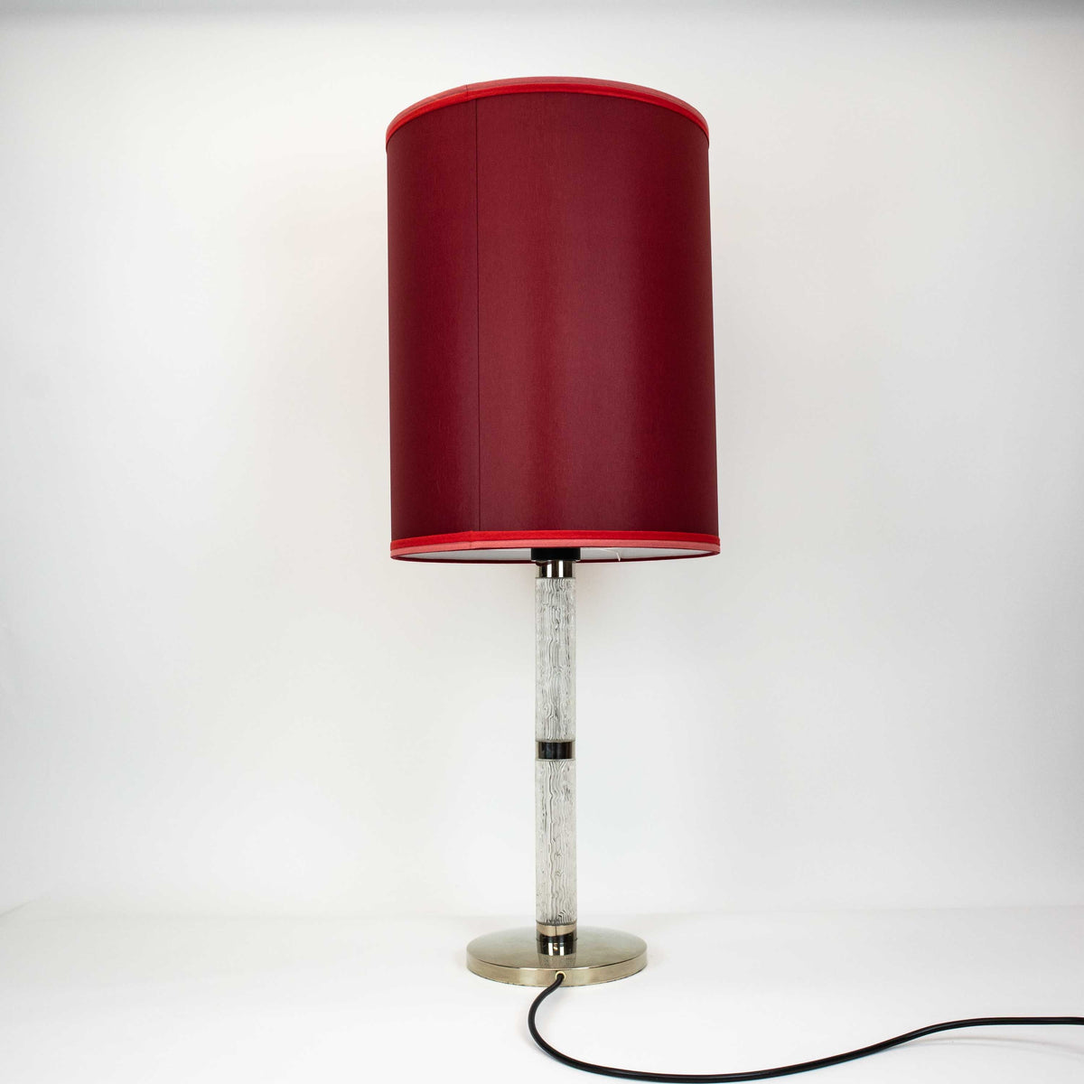 Große Tischlampe im Stil von Richard Essig, Rückseite
