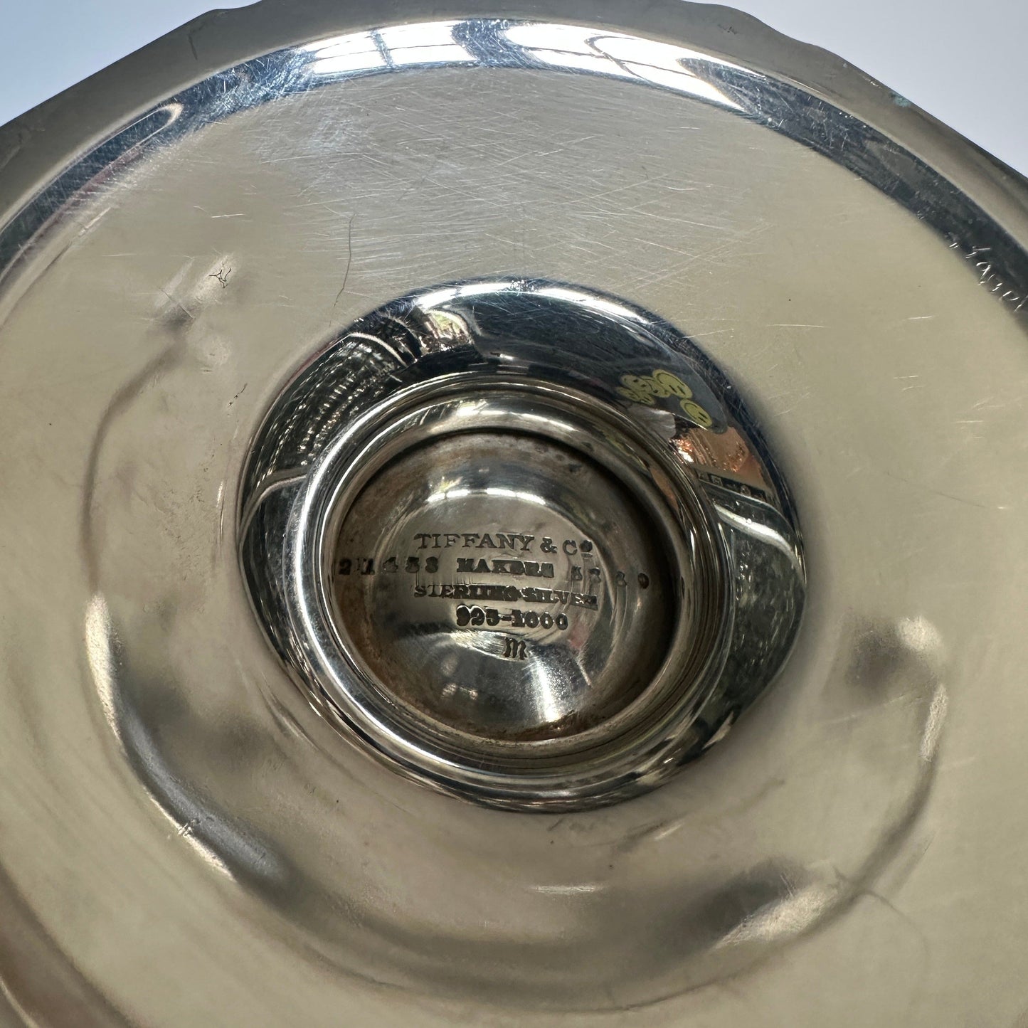 Vintage Fußschale Sterling Silber Modell 21438 von Tiffany & Co.