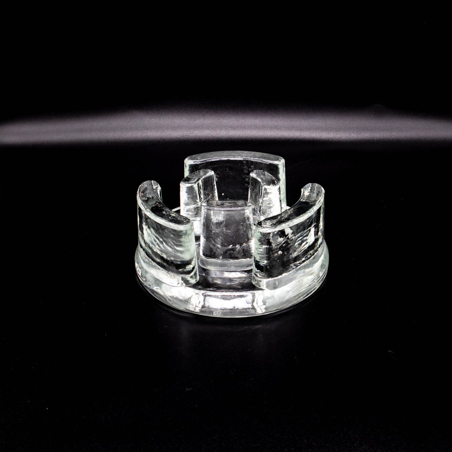 Vintage Teelichthalter aus Glas