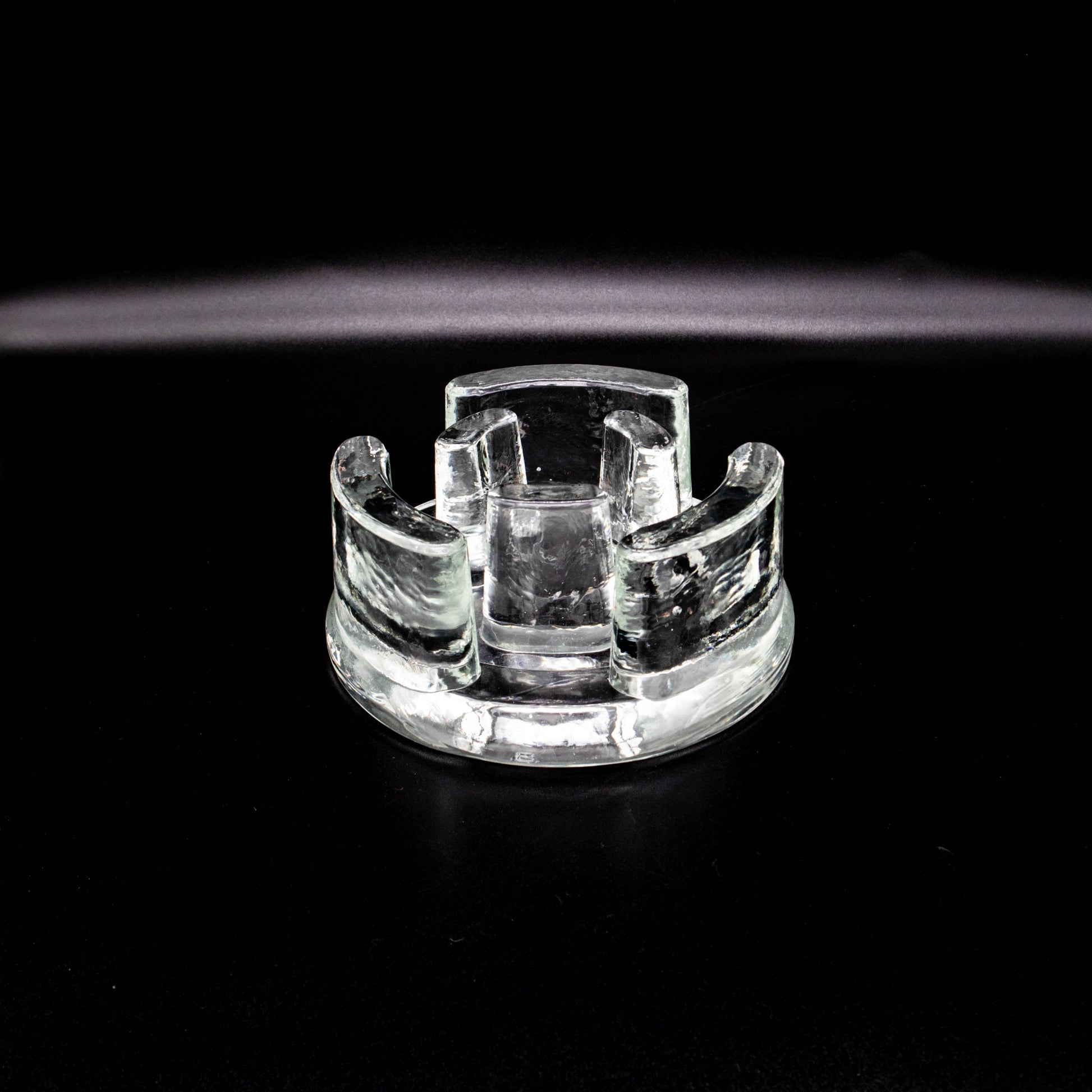 Vintage Teelichthalter aus Glas