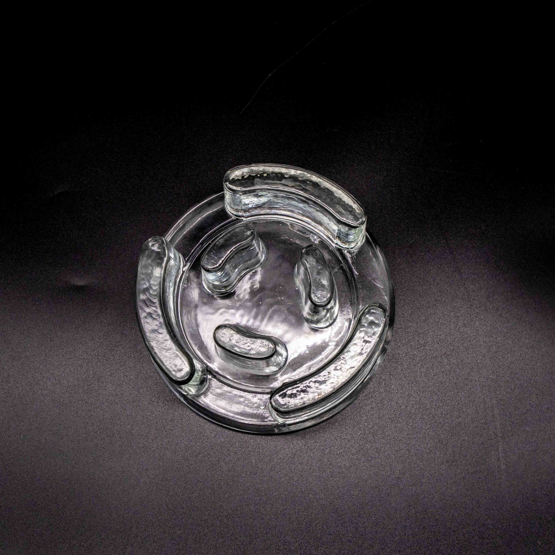 Vintage Teelichthalter aus Glas