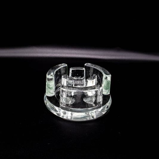 Vintage Teelichthalter aus Glas