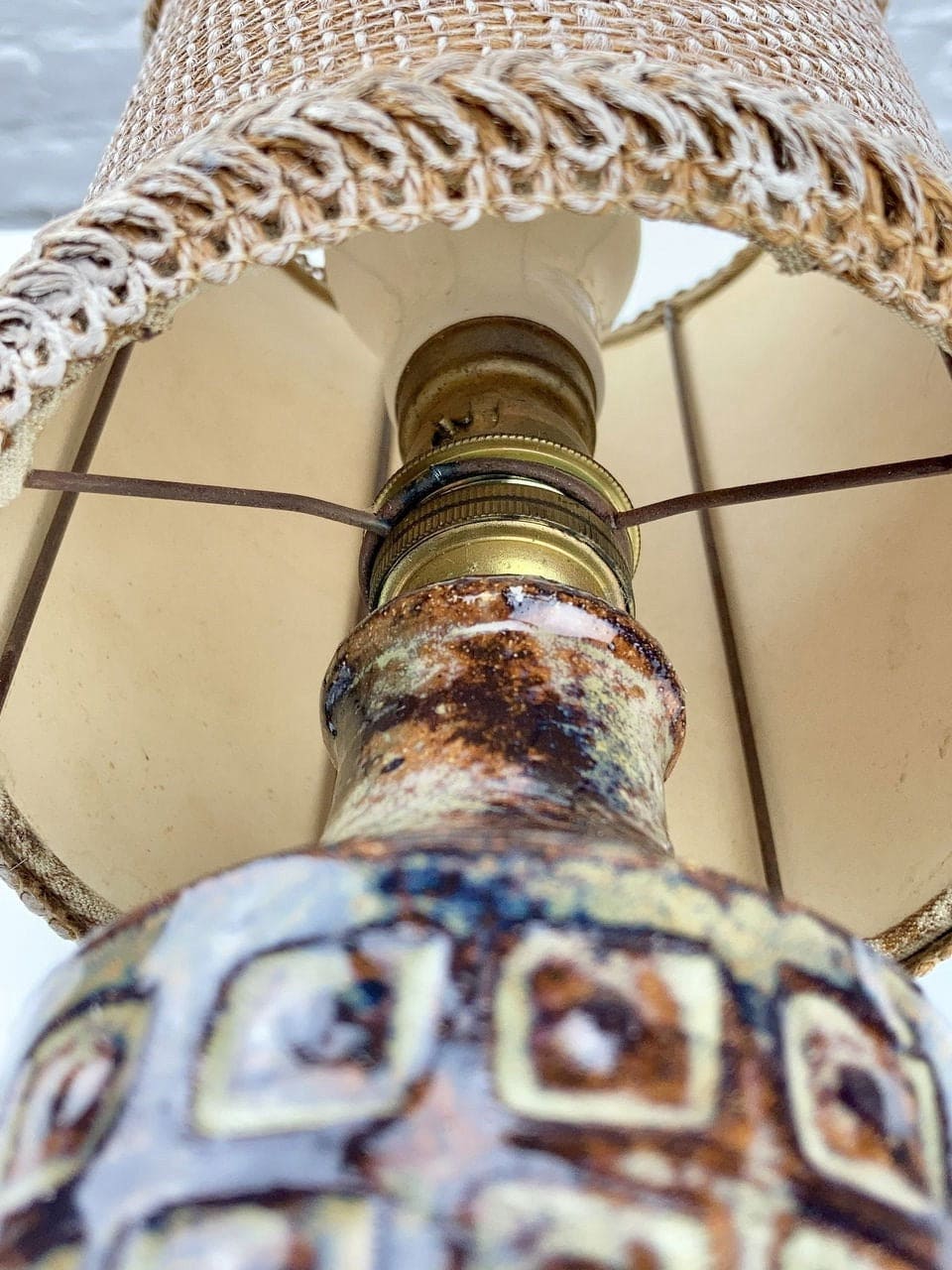 Lampe de table vintage française du céramiste Olivier Pettit, 1960