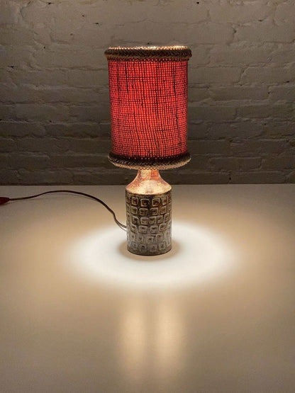 Lampe de table vintage française du céramiste Olivier Pettit, 1960